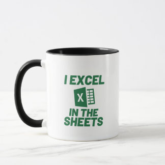 I Excel i Lakan Spreadshee Funny Accountant Mugg
