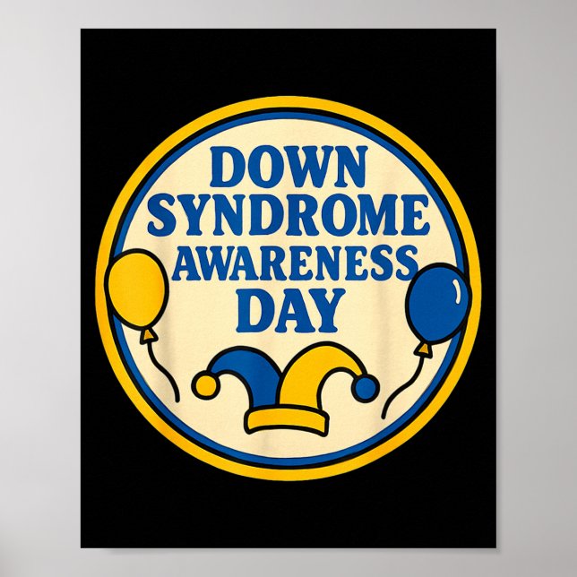 I extra kromosom era down syndrom medvetenhet poster (Framsidan)