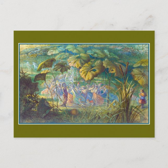 I Fairyland: En Elfin dans Vykort (Framsida)