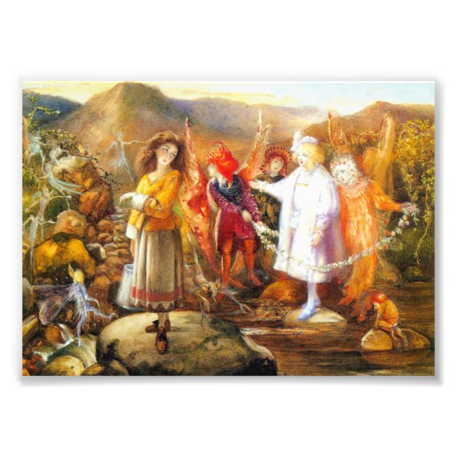 I Fairyland John Anster Fitzgerald Fototryck (Framsidan)