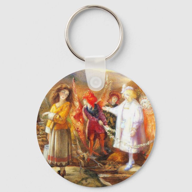 I Fairyland John Anster Fitzgerald Nyckelring (Framsida)