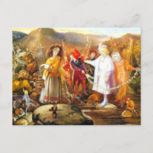I Fairyland John Anster Fitzgerald Vykort
