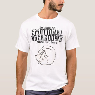 I fall att av den emotionella t shirt