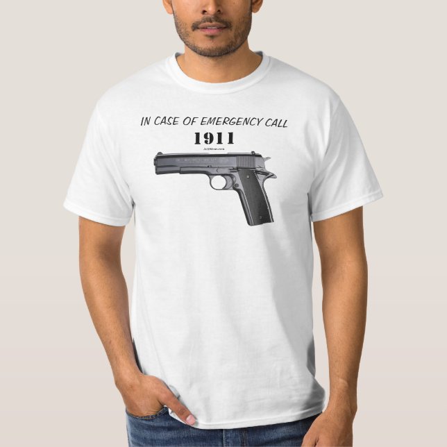 I FALL ATT AV DEN NÖD- APPELLEN 1911 TEE SHIRT (Framsida)