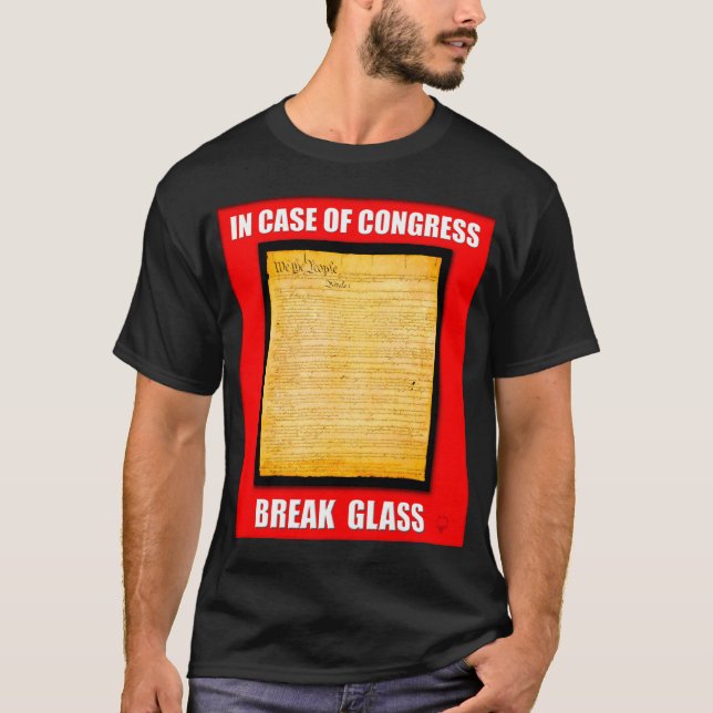 I fall att av kongressavbrottsexponeringsglas tee shirt (Framsida)