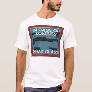 I fall att av Zombiesavbrottsexponeringsglas Tee Shirt