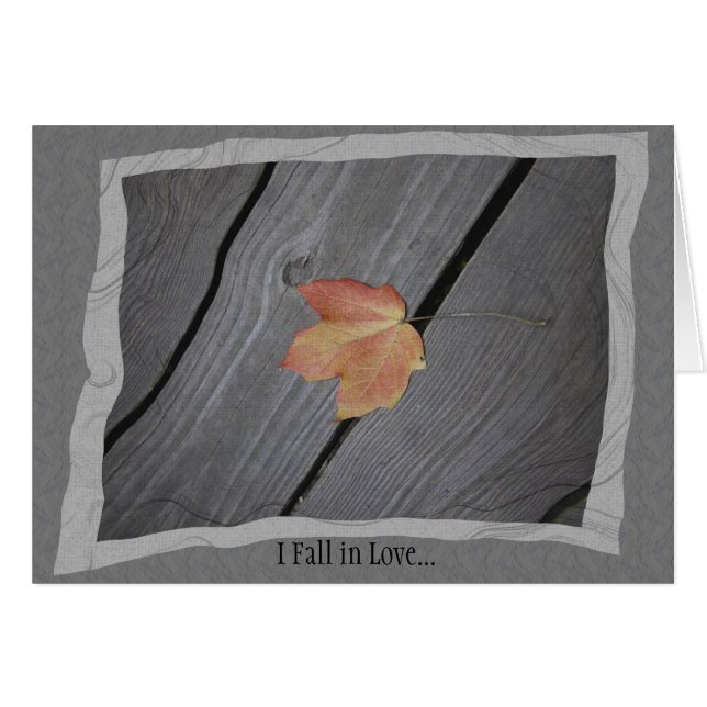 I Fall i Kärlek Hälsningskort (Framsidan Horizontal)