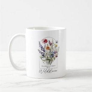 I Fält i Ro får Anpassningsbarna Bli Wildblomma Mo Kaffemugg