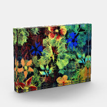 I Färg akrylblocket