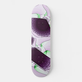 I färgens violetta skugga mini skateboard bräda 18,5 cm