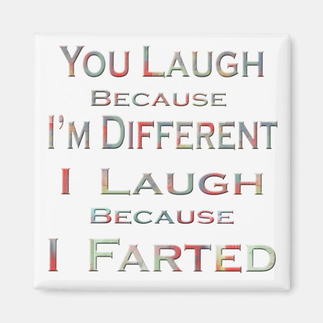 I Farted Magnet (Framsidan)