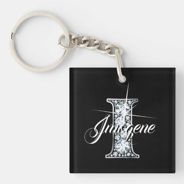 I Faux Diamond Bling Monogram (Framsidan)