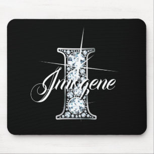 I Faux Diamond Bling Monogram Musmatta