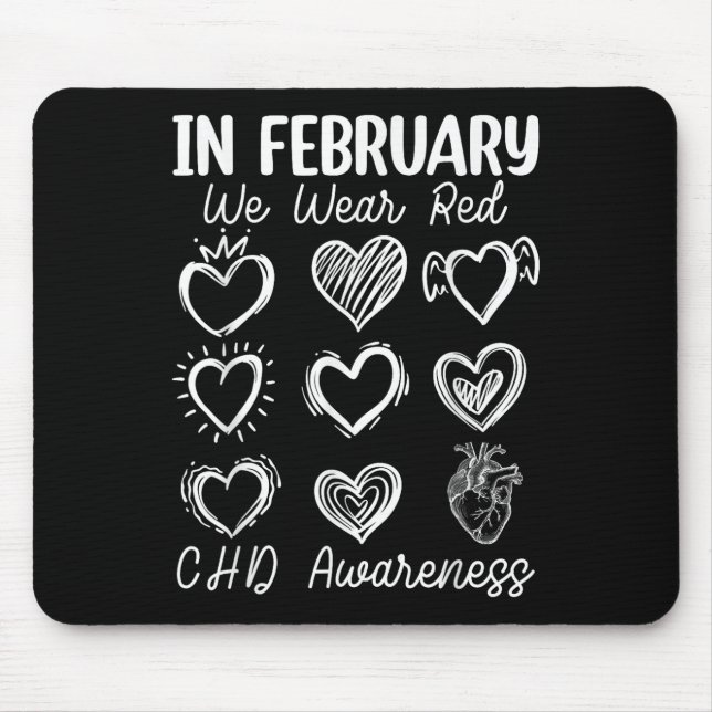 I februari 2011 Bära vi Red Chd Congenital Heart D Musmatta (Framsidan)