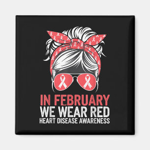 I februari fick vi Bära Red for Heart Disease Awar Magnet