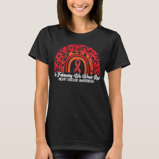 I februari går medvetandegörandet om rödhjärtsjukd t shirt