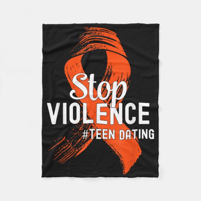 I februari Tonåring vi Orangen Bära Dating Violas  Fleecefilt (Framsidan)