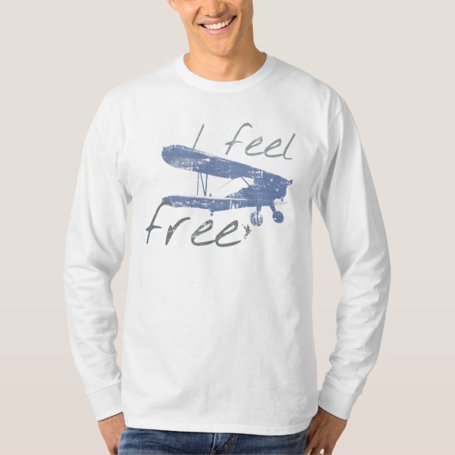 I feel free t shirt (Framsida)