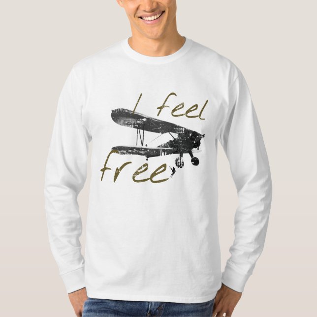 I feel free t shirt (Framsida)