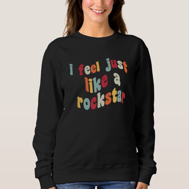 I Feel Just Like A Rockstar Viral Meme Song Urban  T Shirt (Framsida)