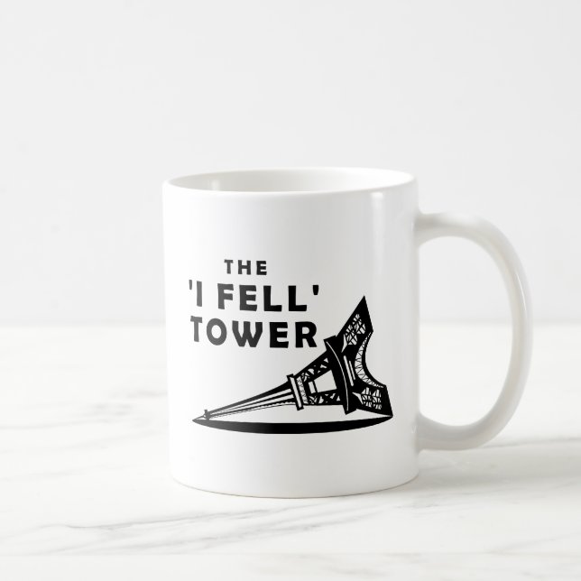 "I Fell" Torn Funny Mug Kaffemugg (Höger)