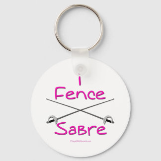 i Fence Saber (ROSA) Nyckelring