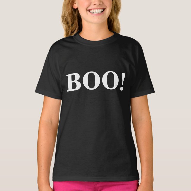 I fet brev för Halloween! T-shirt (Framsida)