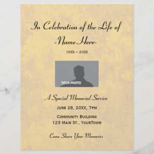 I Firande på Life Memorial Event Flyer