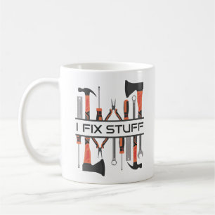 I Fix Saker manar, Verktyg, Funny Mechanic-födelse Kaffemugg