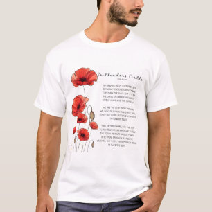 I Flanderns minnesdag i Fält Dikt T Shirt