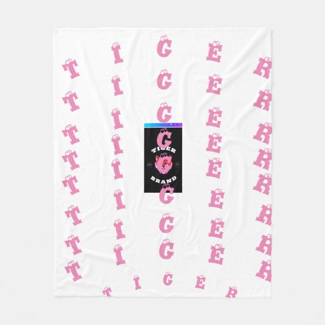 🐯 I FLEES BLANKET FLEECEFILT (Framsidan)