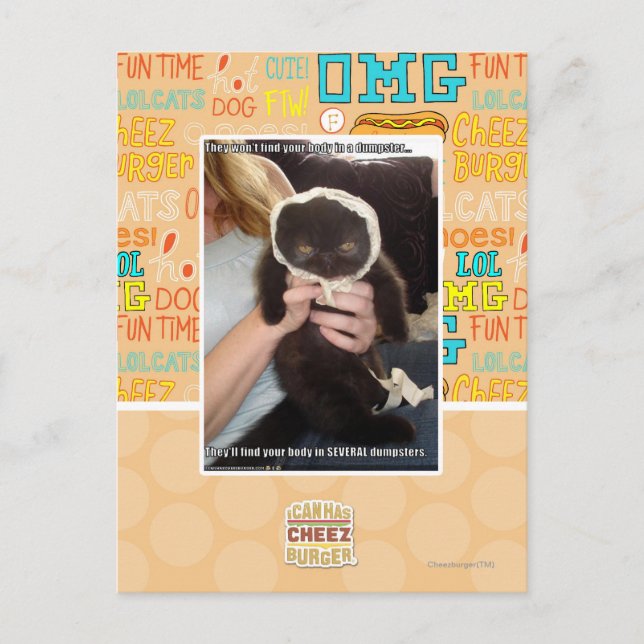 I flera dumpningsfält vykort (Framsida)