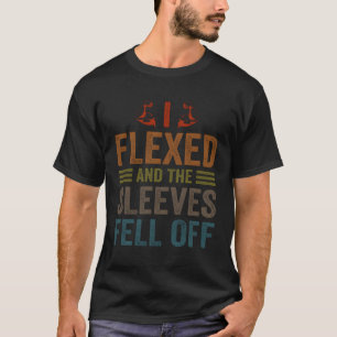 I Flexfärgade Sleever föll bort från kroppsbyggare T Shirt