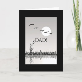 I FLIGHT BIRTHDAARD-KORT FÖR PAPPA TACK KORT