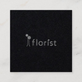 i floristさまショップカード２ fyrkantigt visitkort