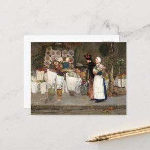I Florist av Frederick Childe Hassam Helg Vykort