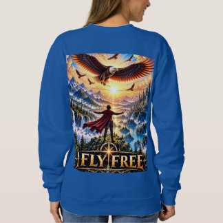 I Fly Free Fantasy Eagle Kvinnors Tröja
