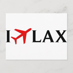 I Fly LAX - Los Angeles Internationell Airport Vykort