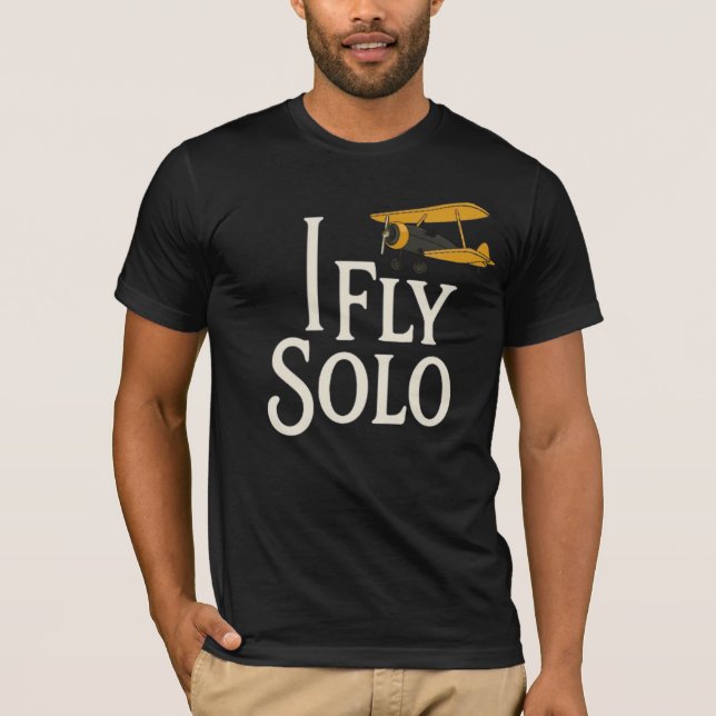 I Fly Solo: Oändlig frihet T Shirt (Framsida)