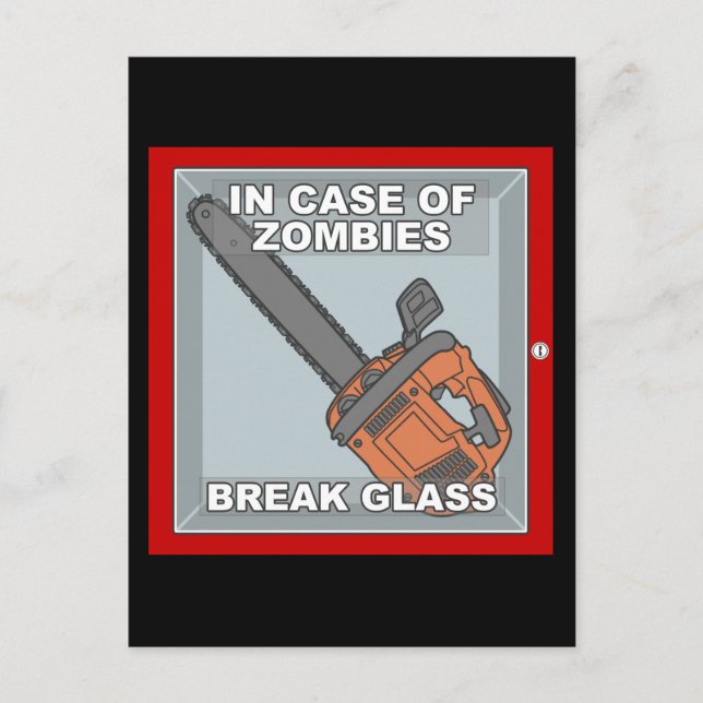I Fodral i Zombies Vykort (Framsida)
