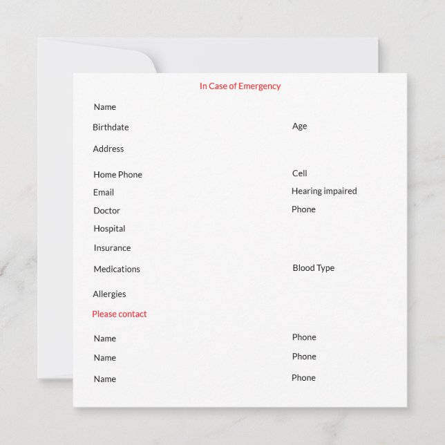 I Fodral på Akutets kontaktkort Julkort (Framsida)