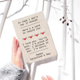 "I Fodral säger jag inte tillräckligt" Alla hjärta Inbjudningar