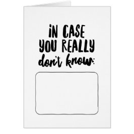 I Fodral vet du inte.. Verkligen.. OBS Kort