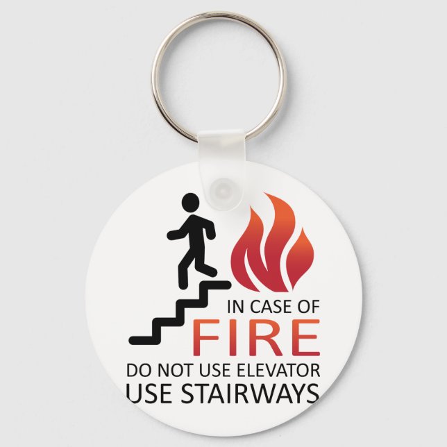 I Fodral vid brand Nyckelring (Framsida)