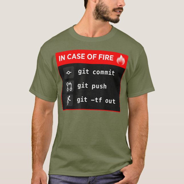 I Fodral vid brandgit kom det att skjuta ut TF T Shirt (Framsida)