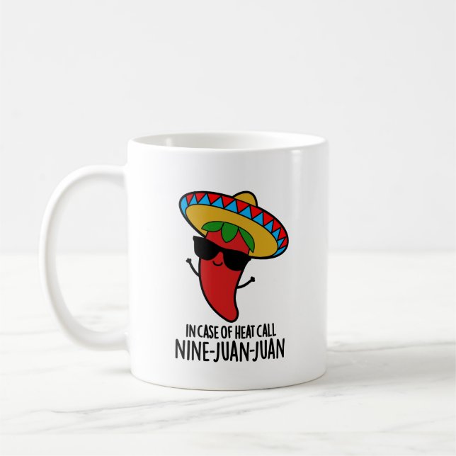 I Fodral vid värmeanropet nio Juan Mexican Pun Kaffemugg (Vänster)