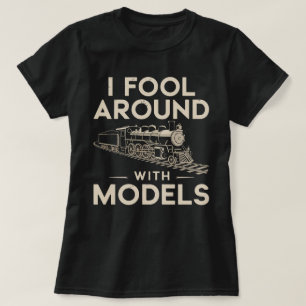 I fogar runt med modeller - Modell Tåg Collector T Shirt