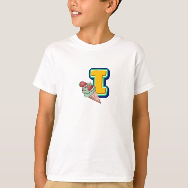 I for Ice cream T Shirt (Framsida)