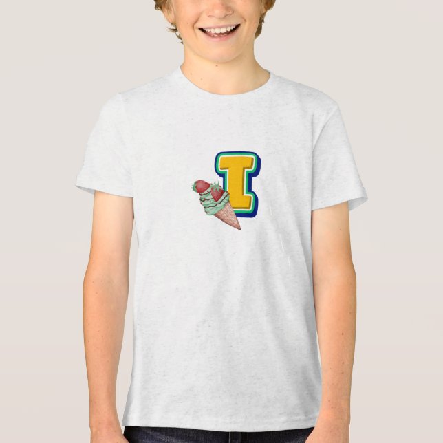 I for Ice cream T Shirt (Framsida)