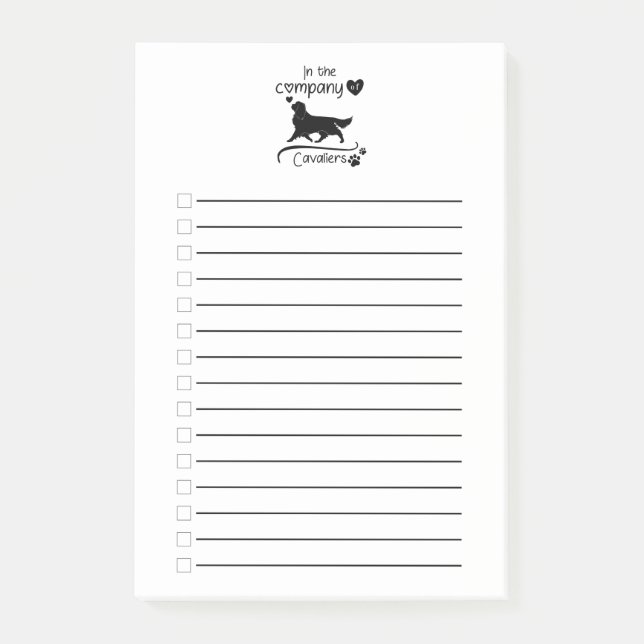 I företaget Cavaliers Post-it Block (Framsida)